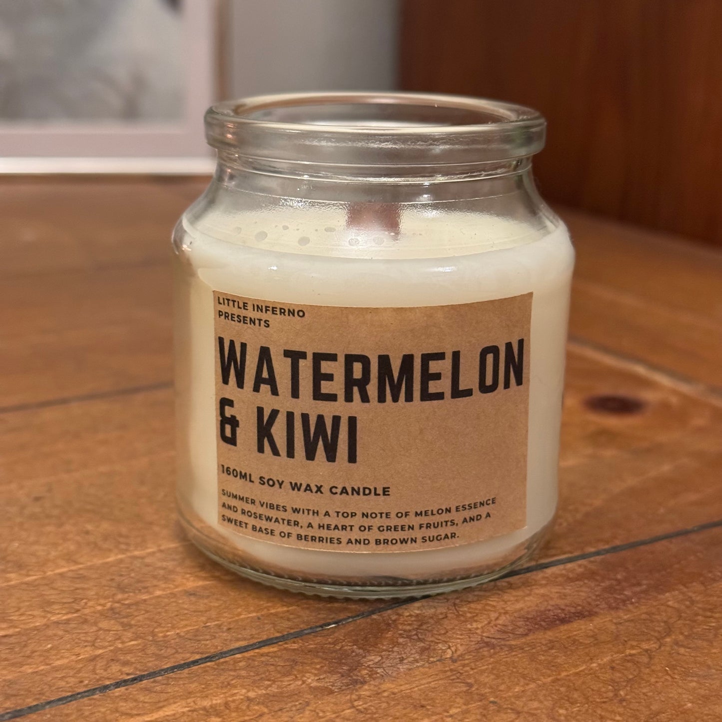 Watermelon & Kiwi Scented Candle