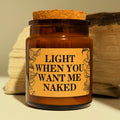 Personalised Unscented Candle