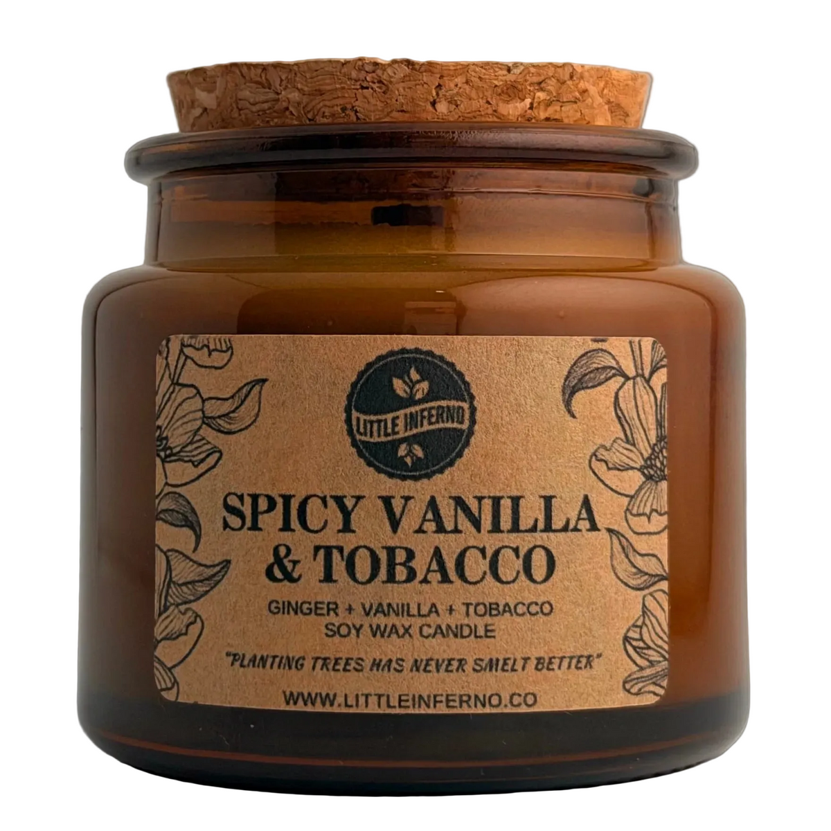 Spicy Vanilla & Tobacco Scented Candle