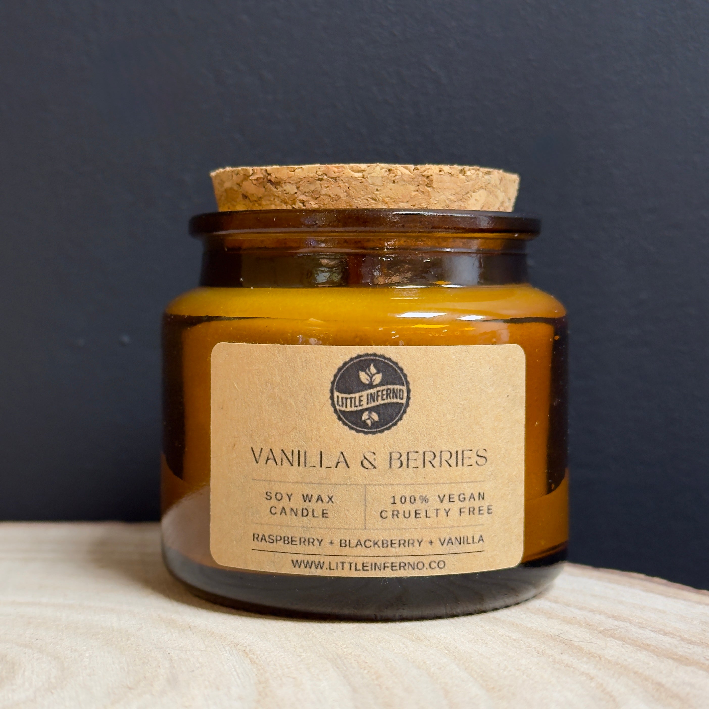 Vanilla & Berries Scented Candle