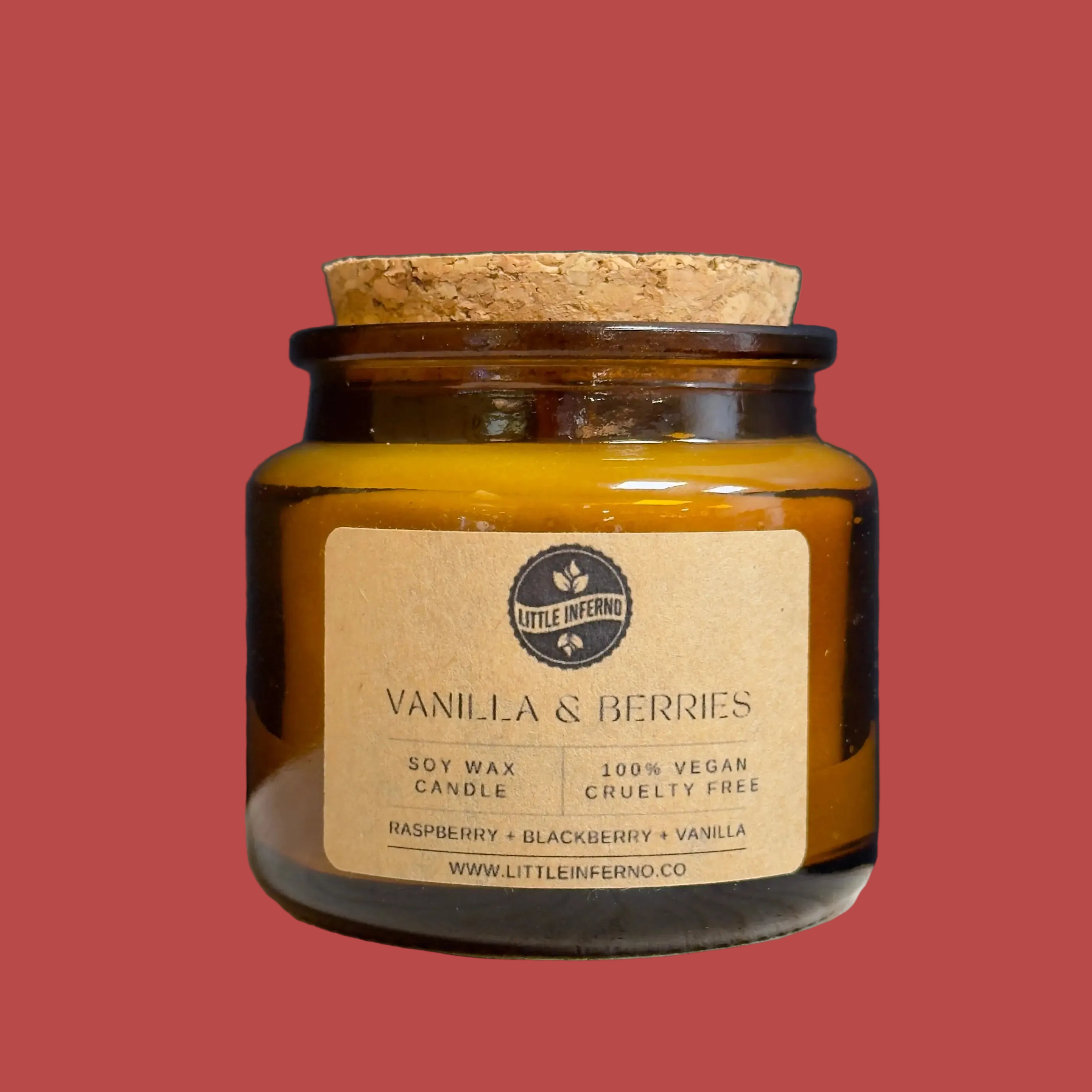 Vanilla & Berries Scented Candle