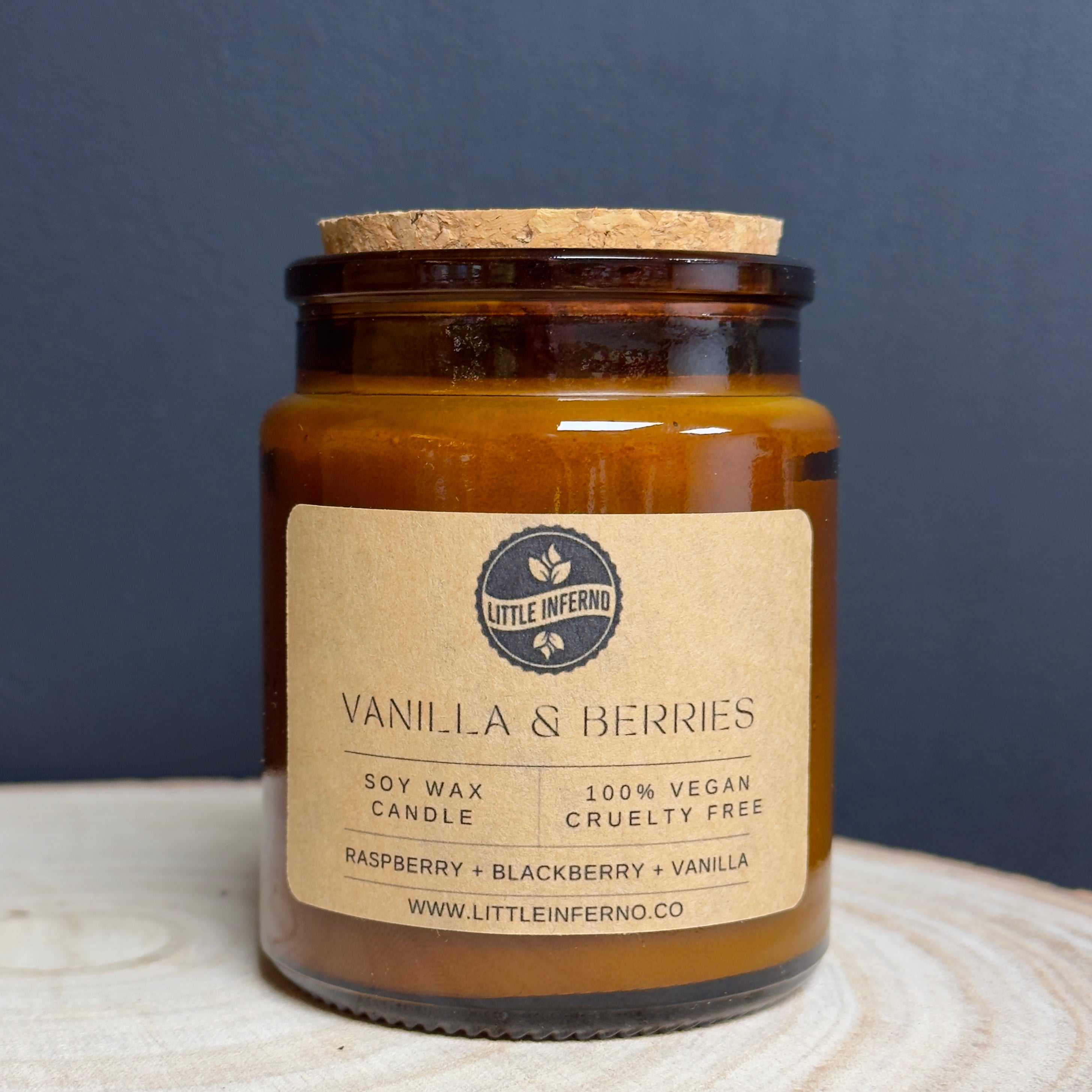 Vanilla & Berries Scented Candle