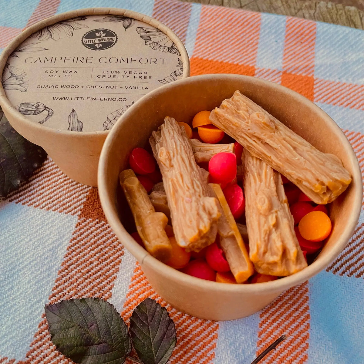 Campfire Comfort Scented Wax Melts little inferno