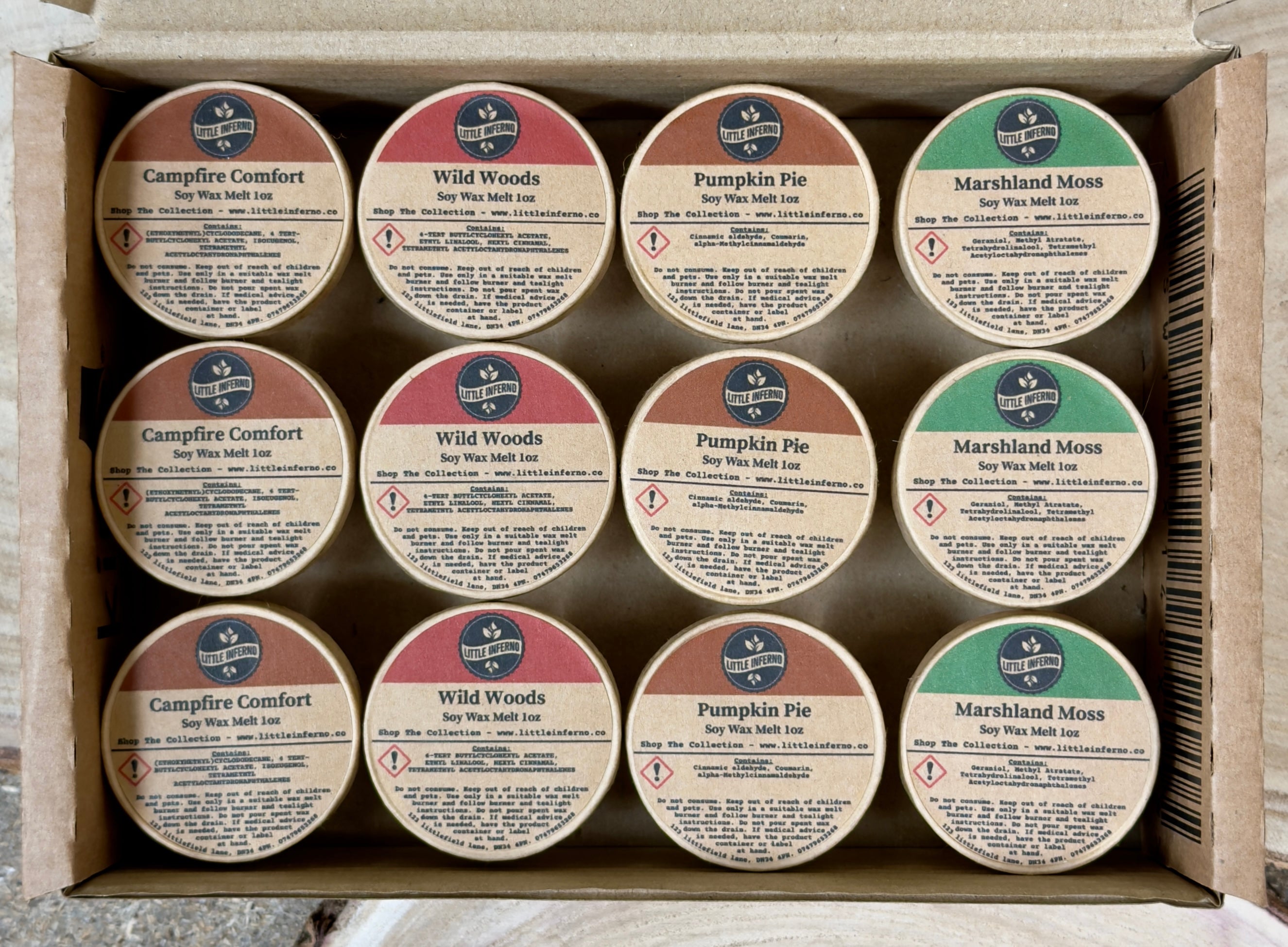 12 Mini Wax Melts