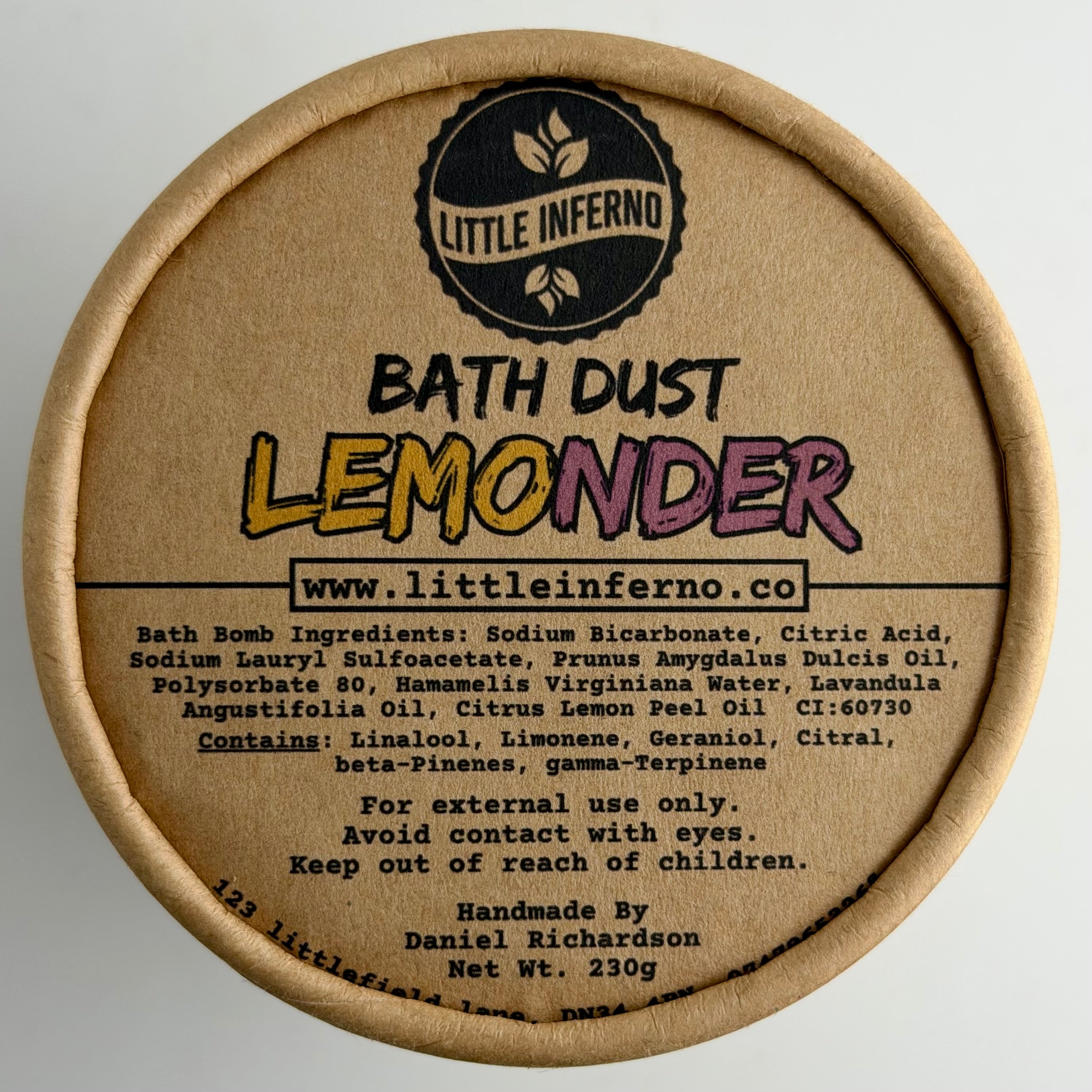 Lemonder Bath Dust