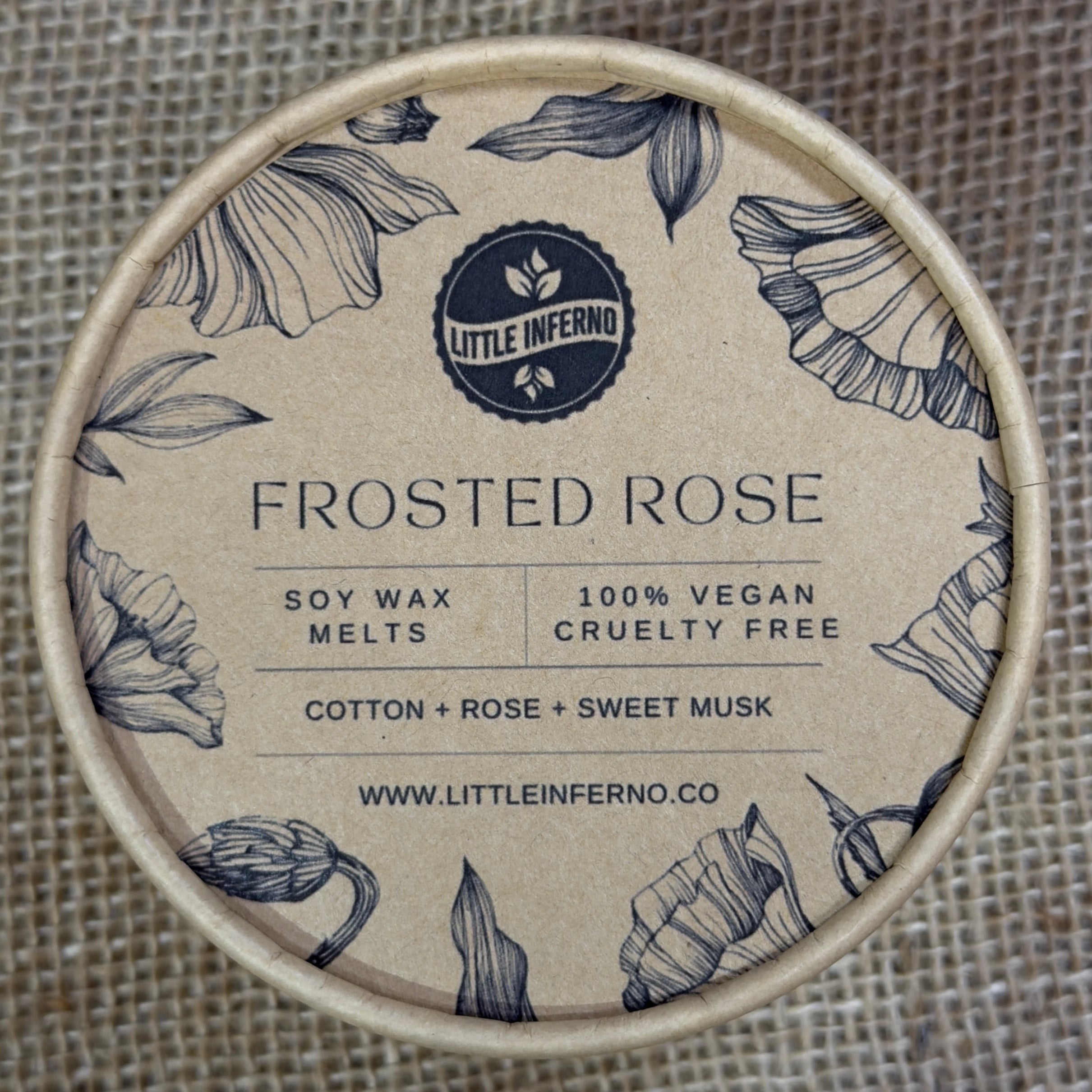 Frosted Rose Scented Wax Melts