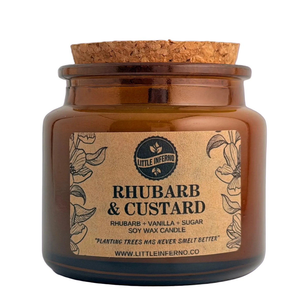 Rhubarb & Custard Scented Candle