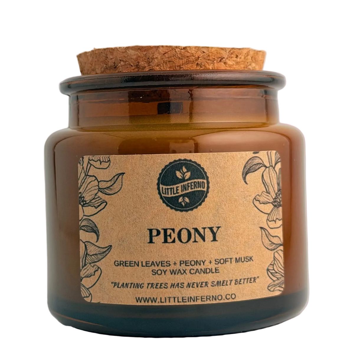 Peony Scented Candle