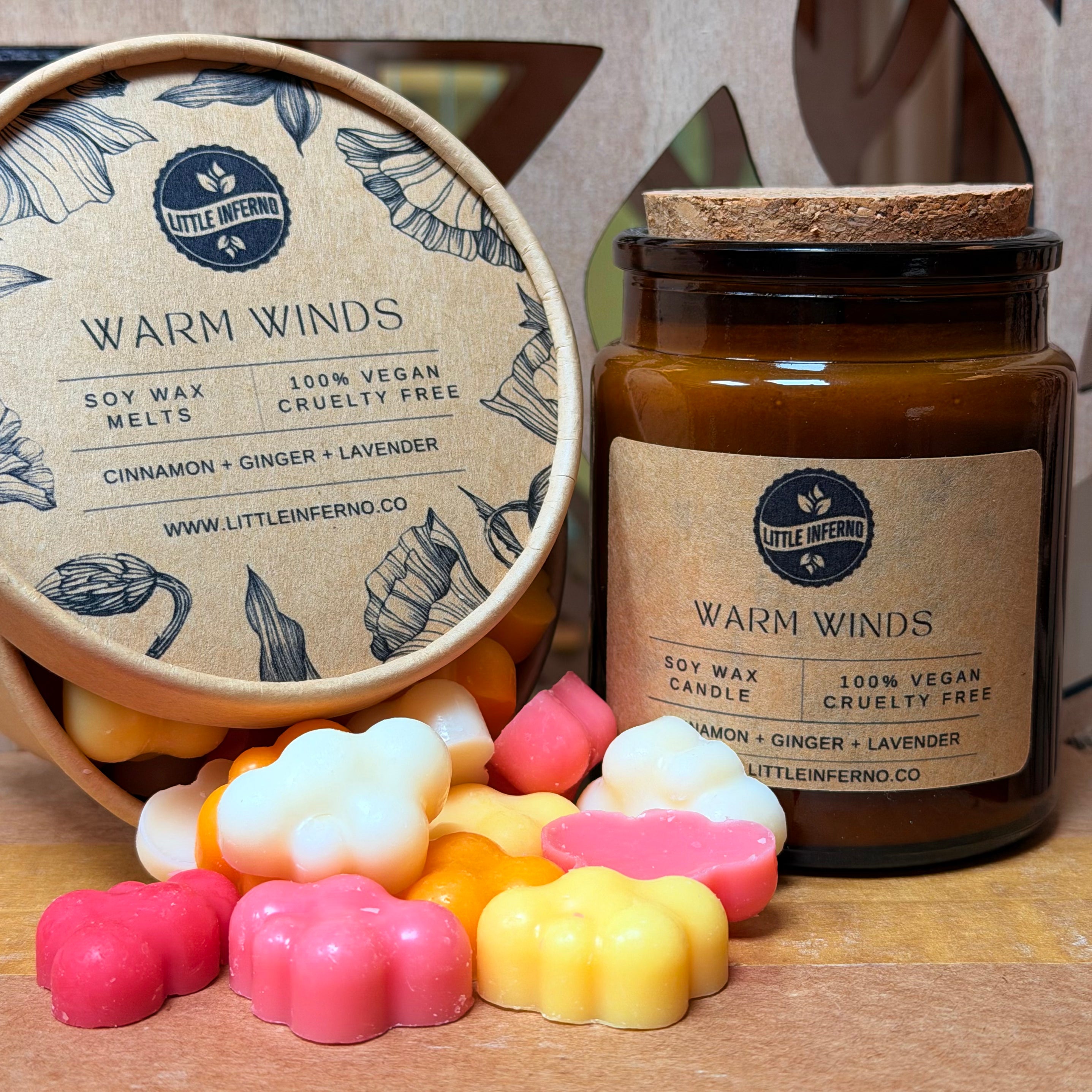 Warm Winds Candle + Wax Melt Bundle