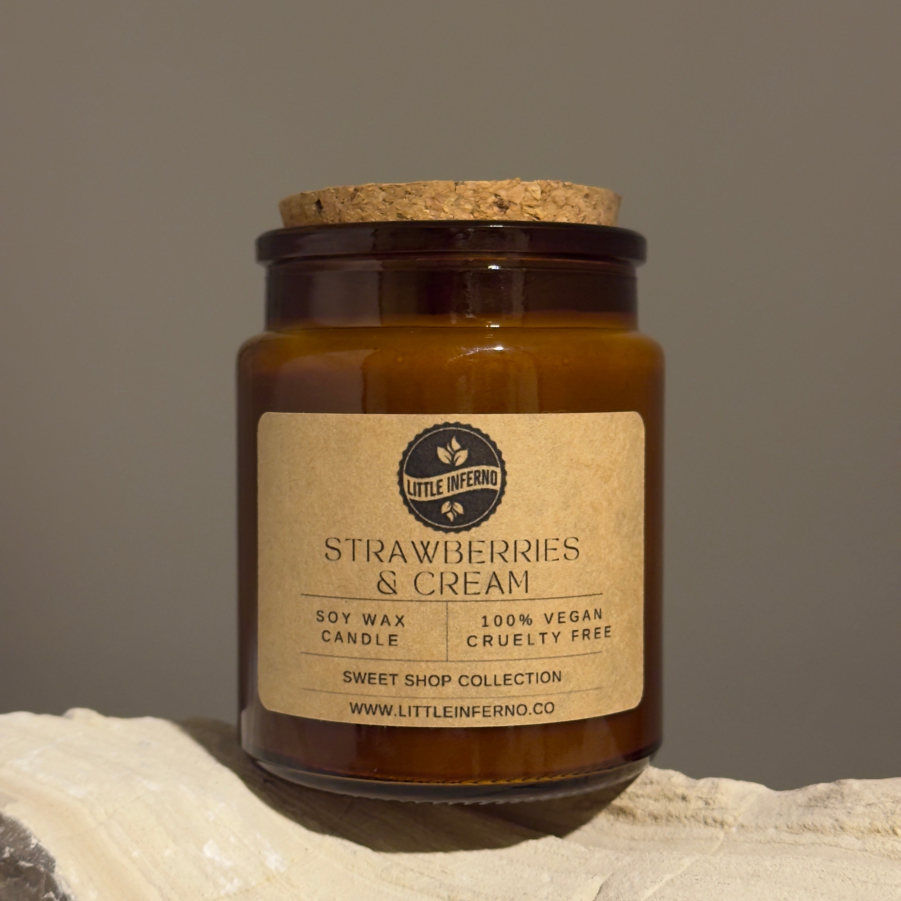 Strawberries & Cream Scented Candle