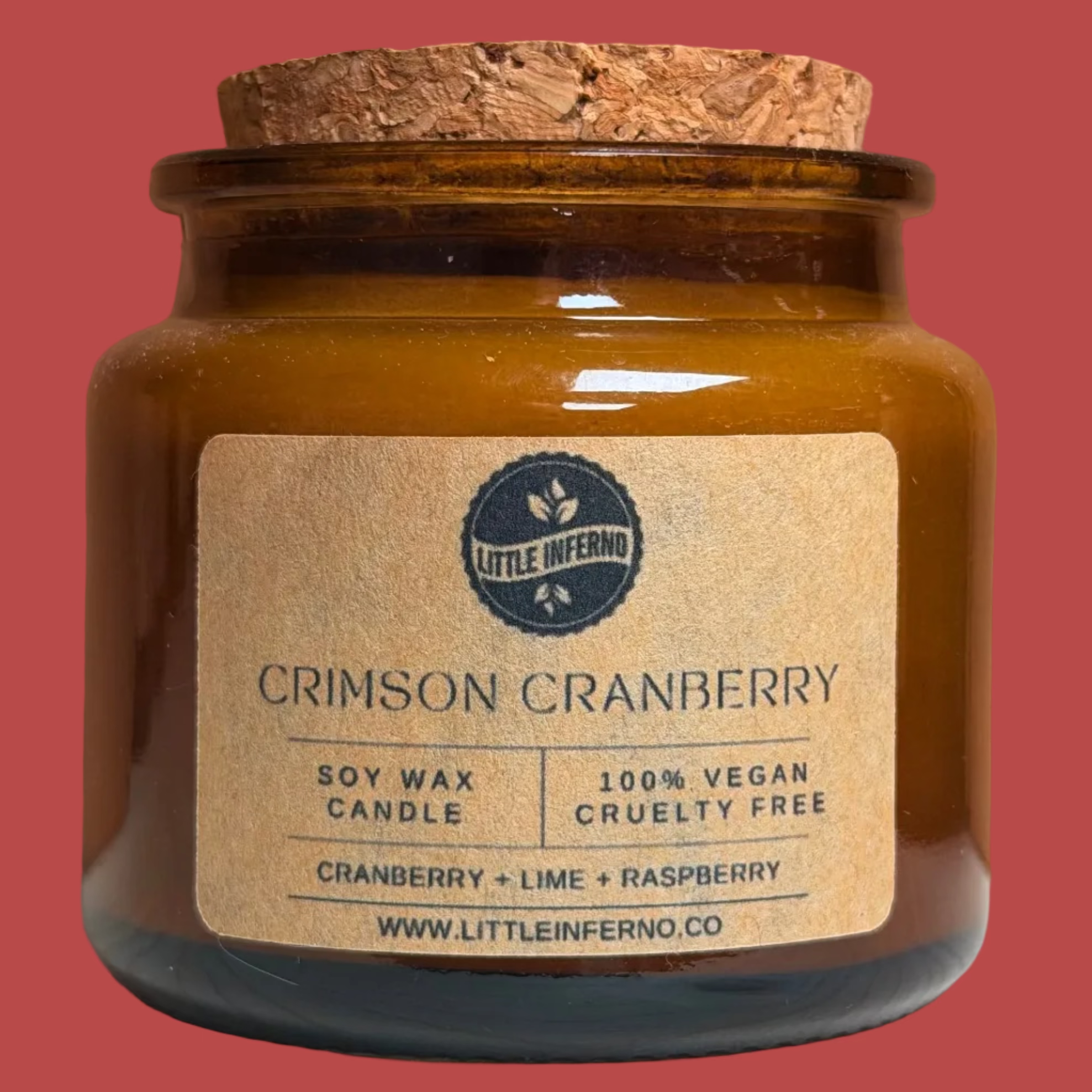 Crimson Cranberry Scented Candle