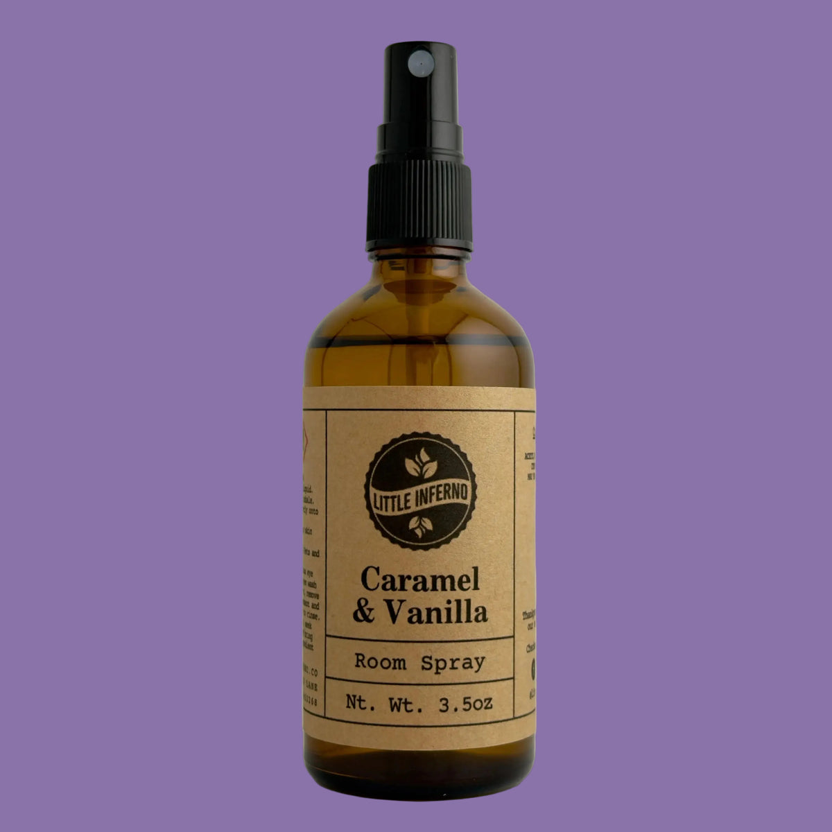 Caramel & Vanilla Scented Room Spray little inferno