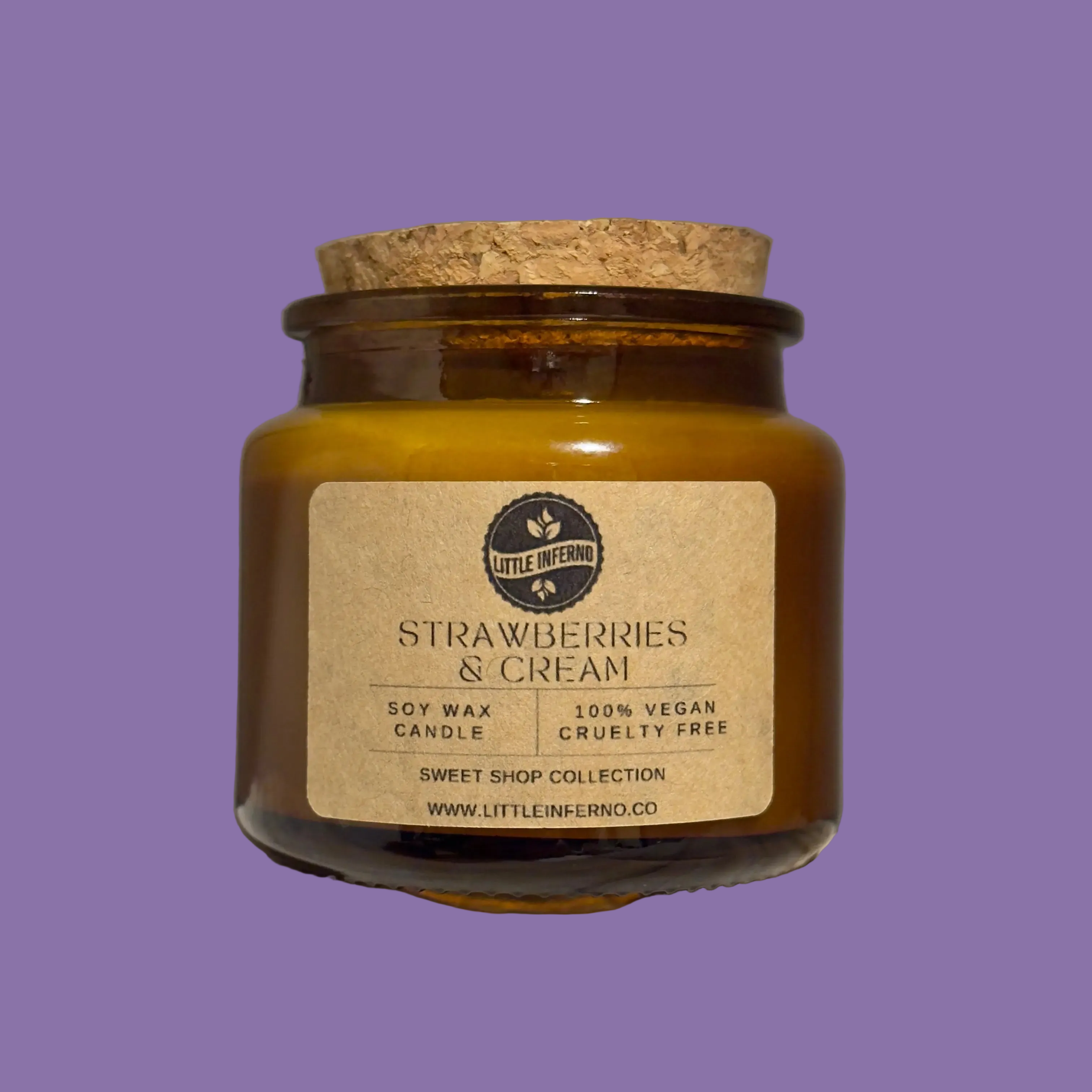 Strawberries & Cream Scented Candle