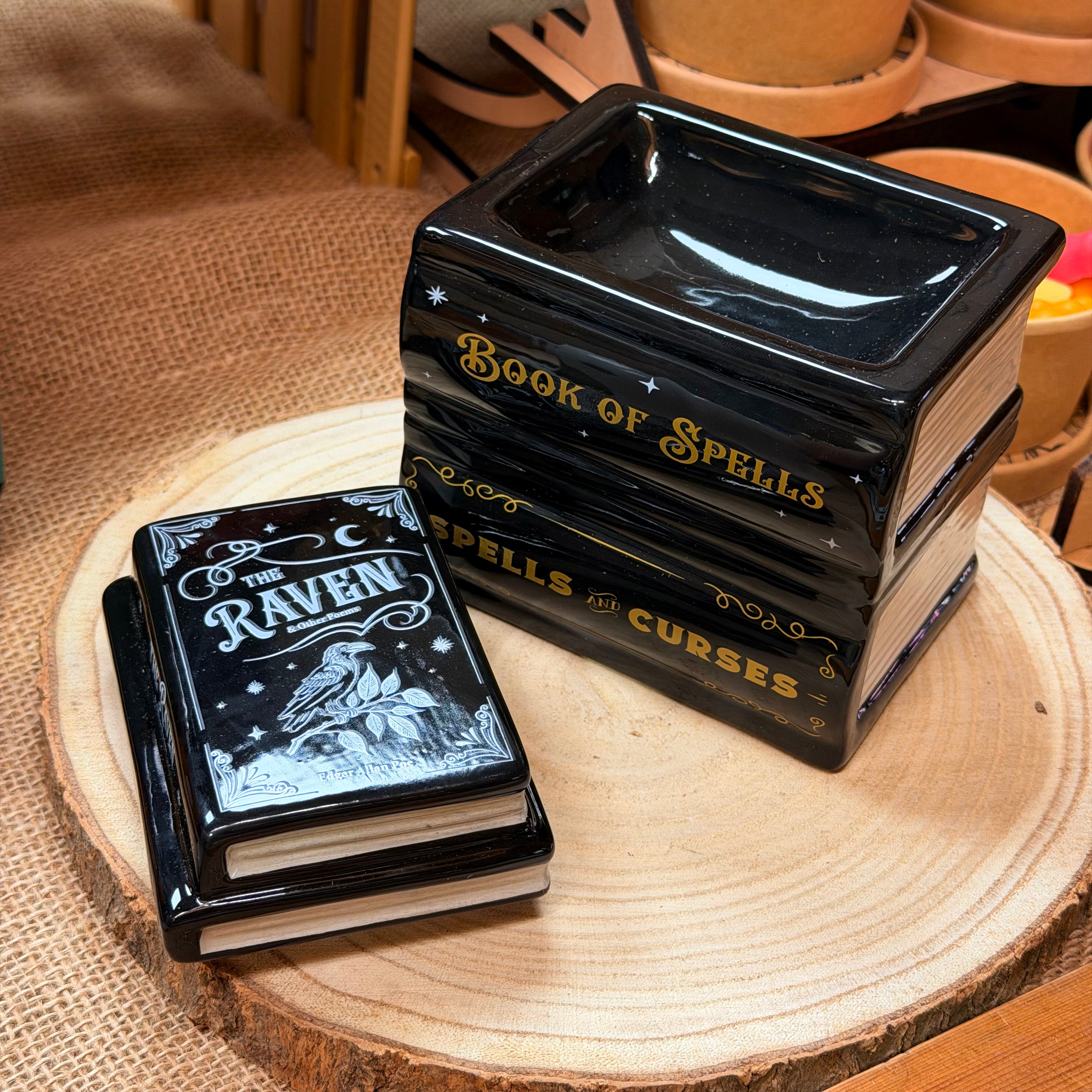 The Raven Book Pile