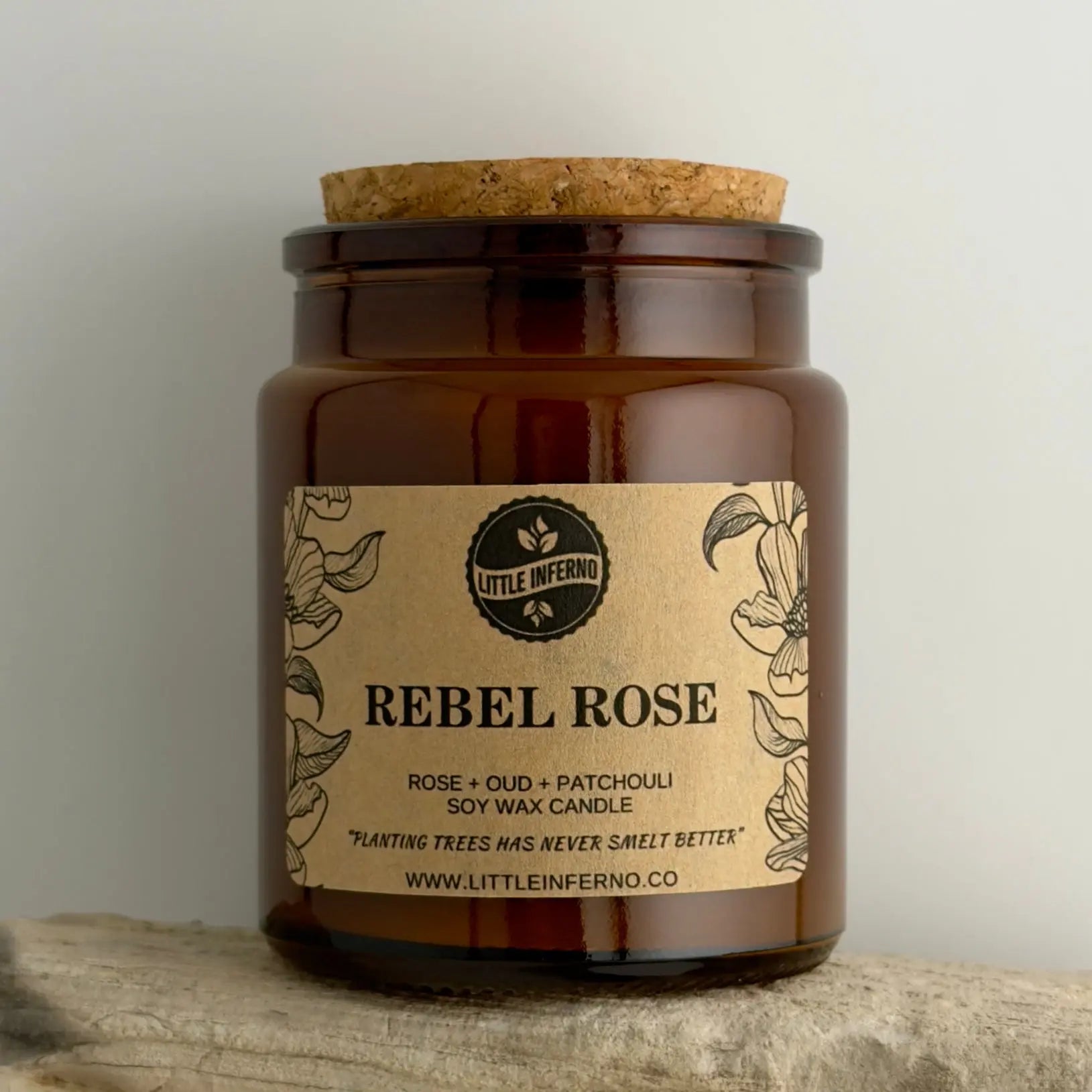Rebel Rose Scented Candle little inferno