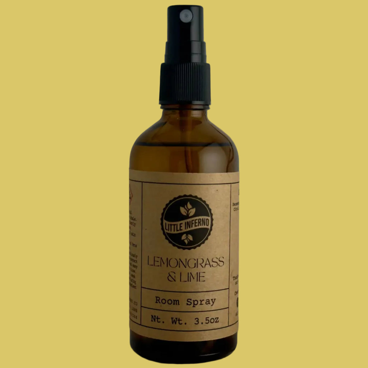Lemongrass & Lime Scented Room Spray little inferno