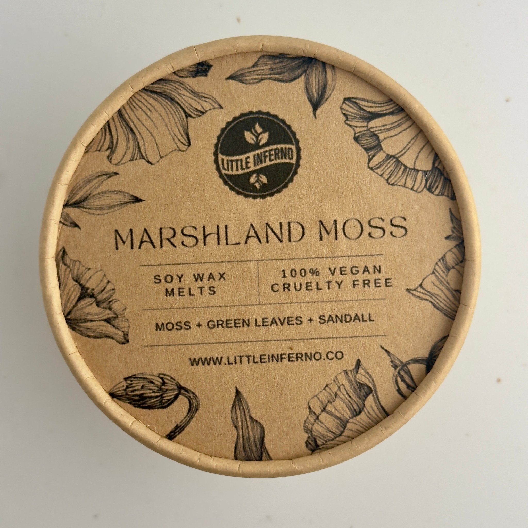 Marshland Moss Scented Wax Melts - little infernoWax Melts