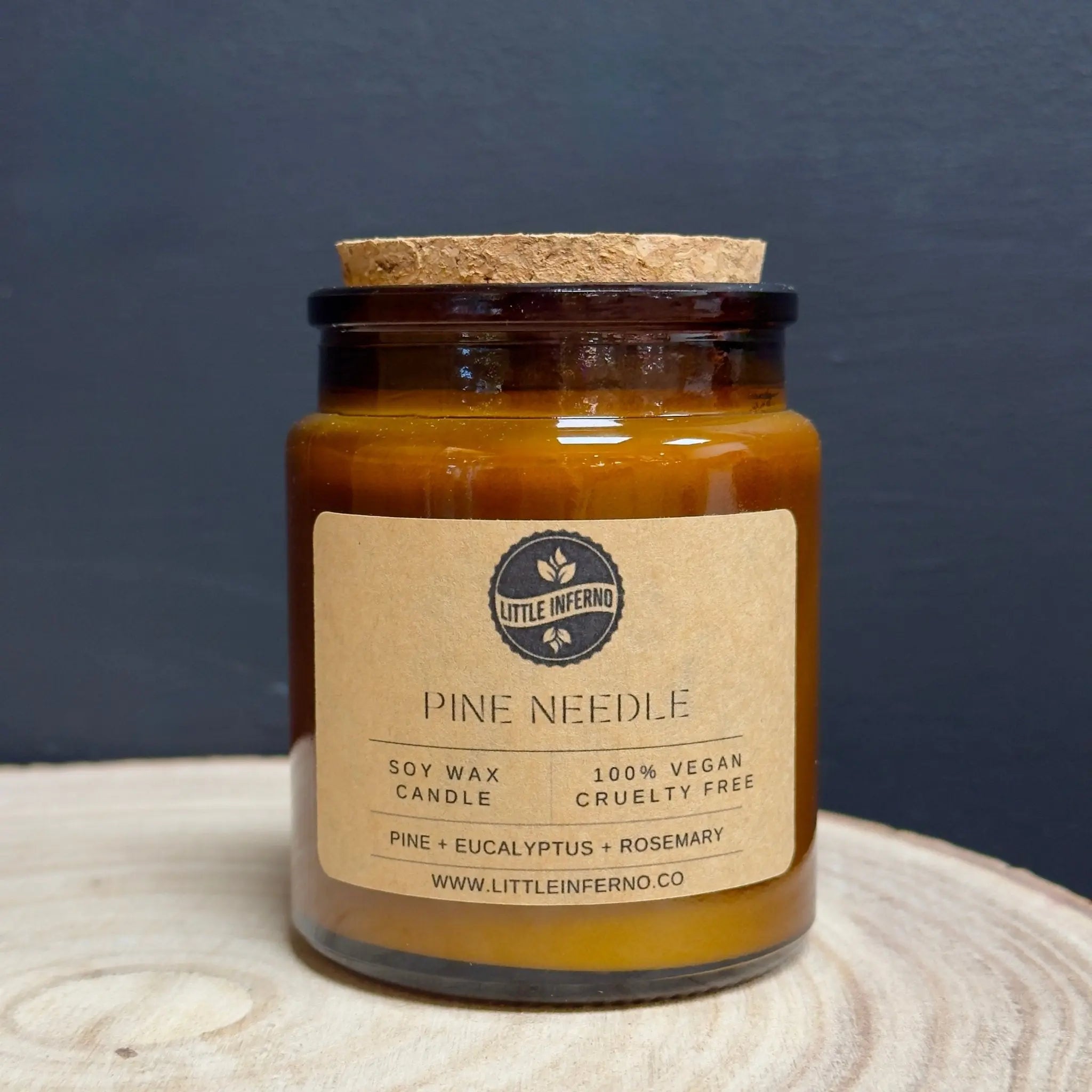 Pine Needle Scented Candle - little infernoCandle